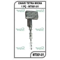 CHAVE TETRA MICHA 1 PÇ - MT001-01